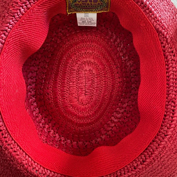 Scala Collection Raffia Straw Summer Sun Hat - Picture 9 of 10